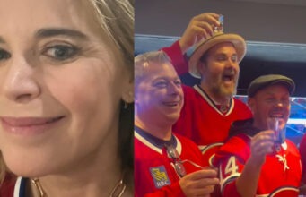 Julie Snyder pose avec la soeur de Martin St-Louis et la ressemblance est quelque chose