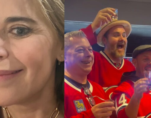 Julie Snyder pose avec la soeur de Martin St-Louis et la ressemblance est quelque chose