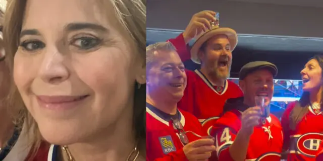 Julie Snyder pose avec la soeur de Martin St-Louis et la ressemblance est quelque chose