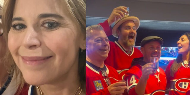Julie Snyder pose avec la soeur de Martin St-Louis et la ressemblance est quelque chose