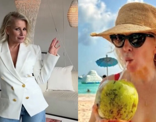 Cathy Gauthier prend la pose en maillot de bain
