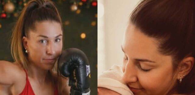 La boxeuse Kim Clavel a accouché et publie les photos de son premier enfant