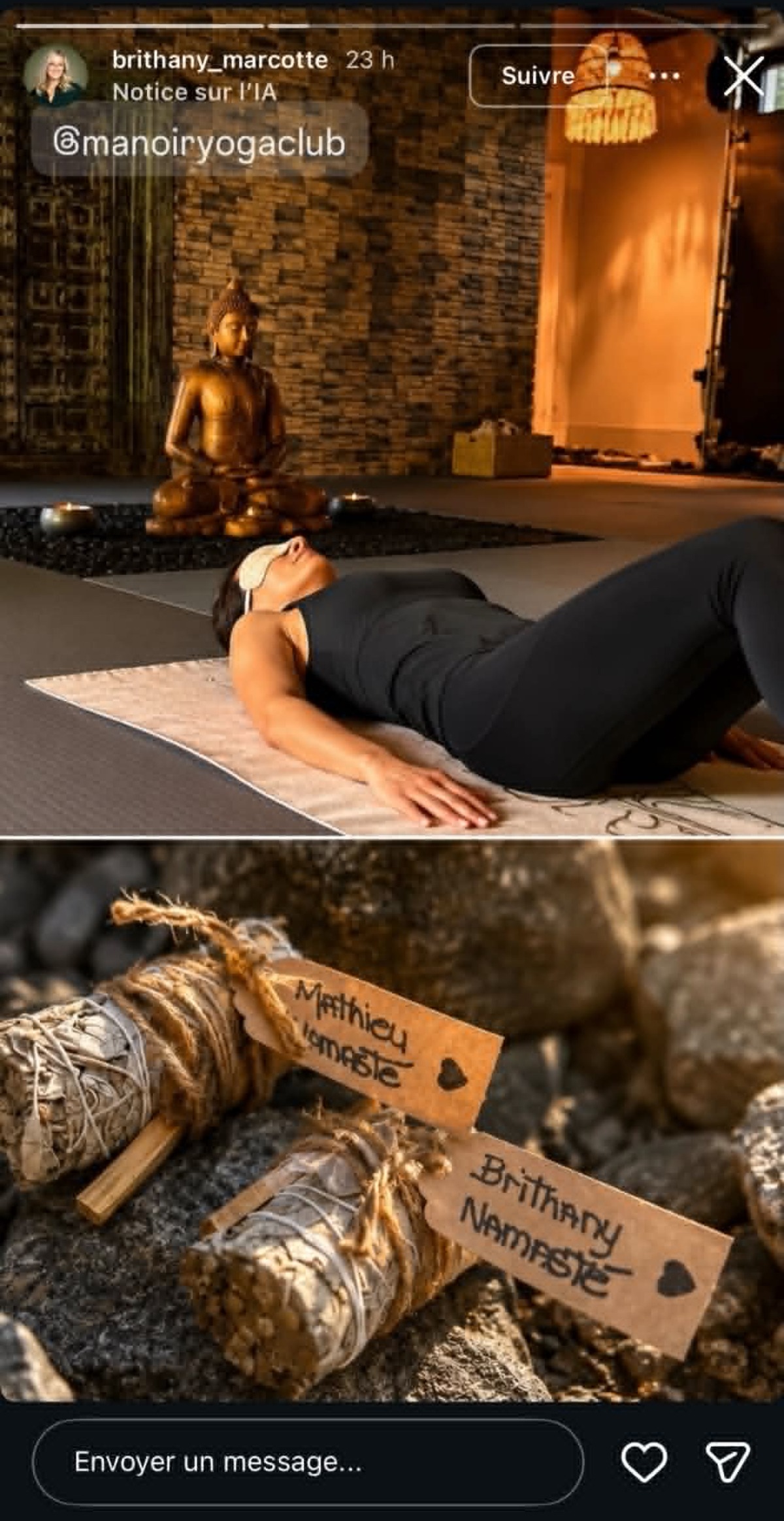 Escapade Couple Manoir Yoga Club