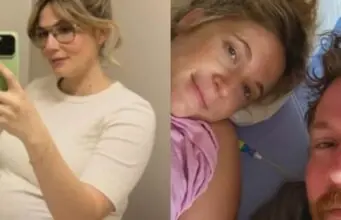 Rosalie Vaillancourt publie les premières photos de son deuxième bébé