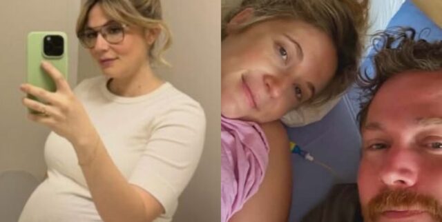 Rosalie Vaillancourt publie les premières photos de son deuxième bébé