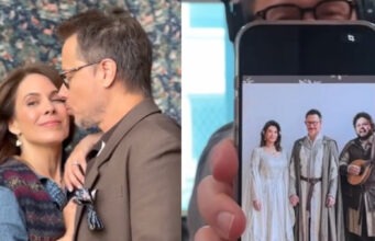 Une première photo est dévoilée pour le mariage de Stéphane Rousseau et Julie Perreault