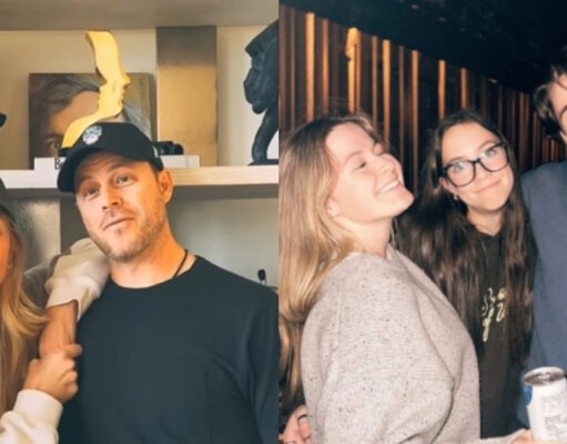 Véronique Cloutier et Louis Morrissette posent avec leurs 3 enfants sur la Une de magazine