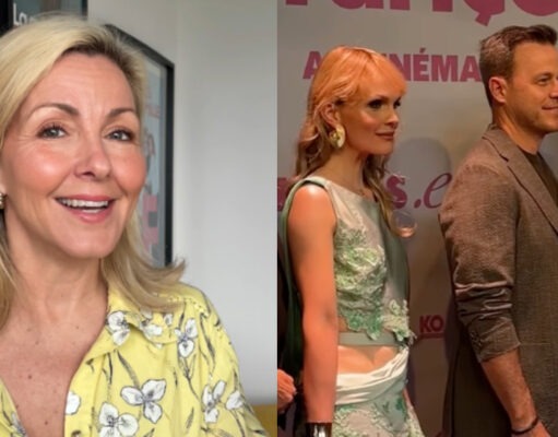 Véronique Cloutier fait réagir avec son look à la première de Louis Morissette