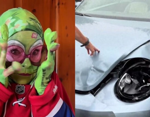 Annie Brocoli subit un grave accident de voiture Accident coccinelle