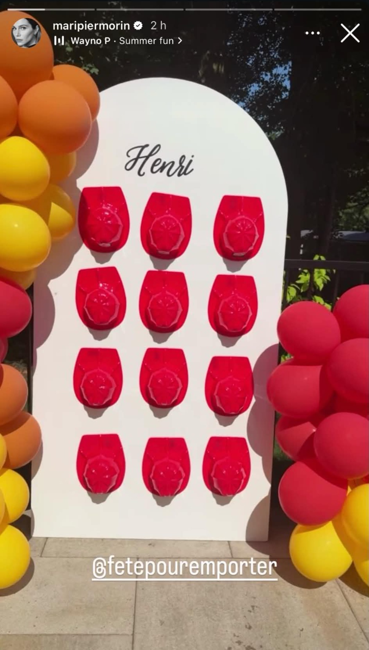 f&ecirc;te Henri