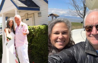 Michel Barrette et sa blonde renouvellent leurs voeux de mariage