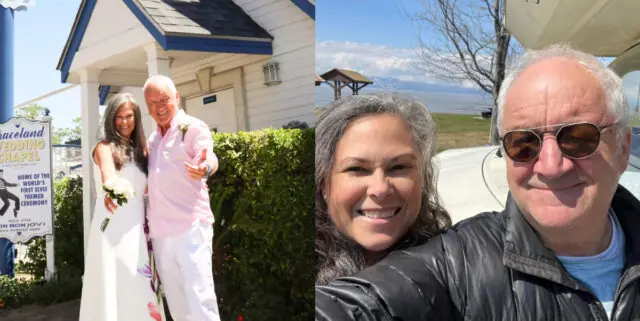 Michel Barrette et sa blonde renouvellent leurs voeux de mariage