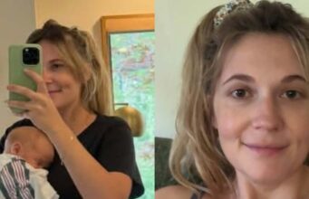 Après l’accouchement, Rosalie Vaillancourt partage de nouvelles photos avec son bébé