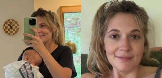 Après l’accouchement, Rosalie Vaillancourt partage de nouvelles photos avec son bébé