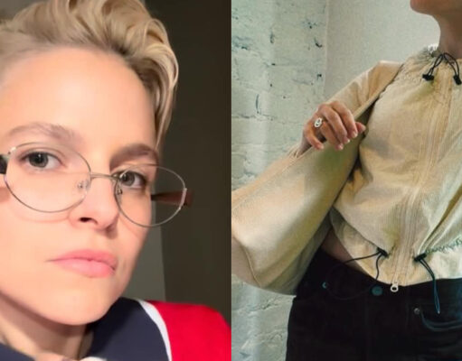Sarah-Jeanne Labrosse dévoile son look du jour