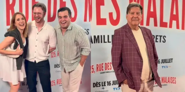 Plusieurs vedettes défilent sur le tapis rouge pour le prochain film de TVA