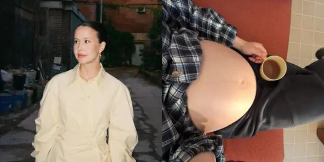 Juliette Gosselin partage une série de photo d’avant son accouchement