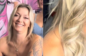 Marie-Chantal Toupin s’offre un nouveau look chez la coiffeuse