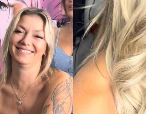 Marie-Chantal Toupin s’offre un nouveau look chez la coiffeuse