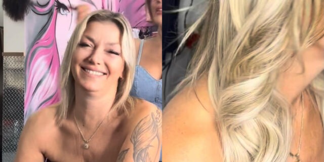 Marie-Chantal Toupin s’offre un nouveau look chez la coiffeuse