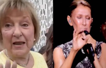 Claudette Dion fond en larmes au concert de sa soeur Céline Spectacle Paris