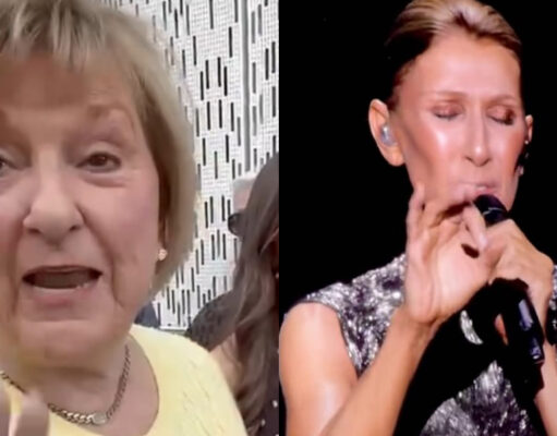 Claudette Dion fond en larmes au concert de sa soeur Céline Spectacle Paris