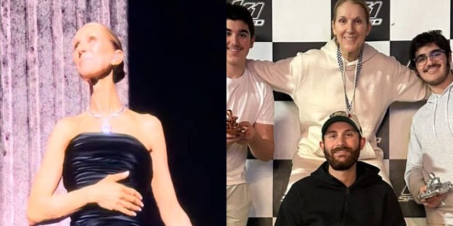 Céline Dion partage une photo avec ses 3 fils pendant son grand retour à Paris