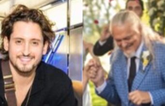 Lou-Pascal Tremblay pose avec Normand D’Amour à son mariage et fait réagir