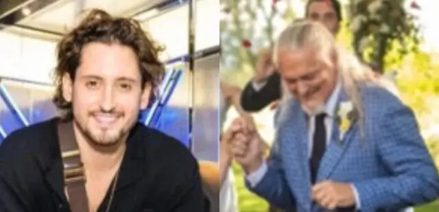 Lou-Pascal Tremblay pose avec Normand D’Amour à son mariage et fait réagir