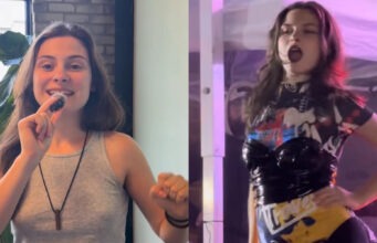 Mia Tinayre monte sur scène et sa tenue fait réagir