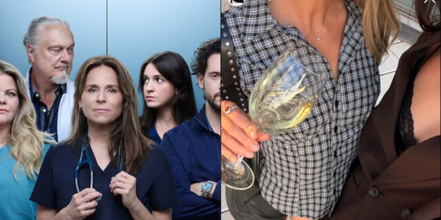 Ces acteurs de STAT prennent la pose pendant le tapis rouge Rentrée radio canada