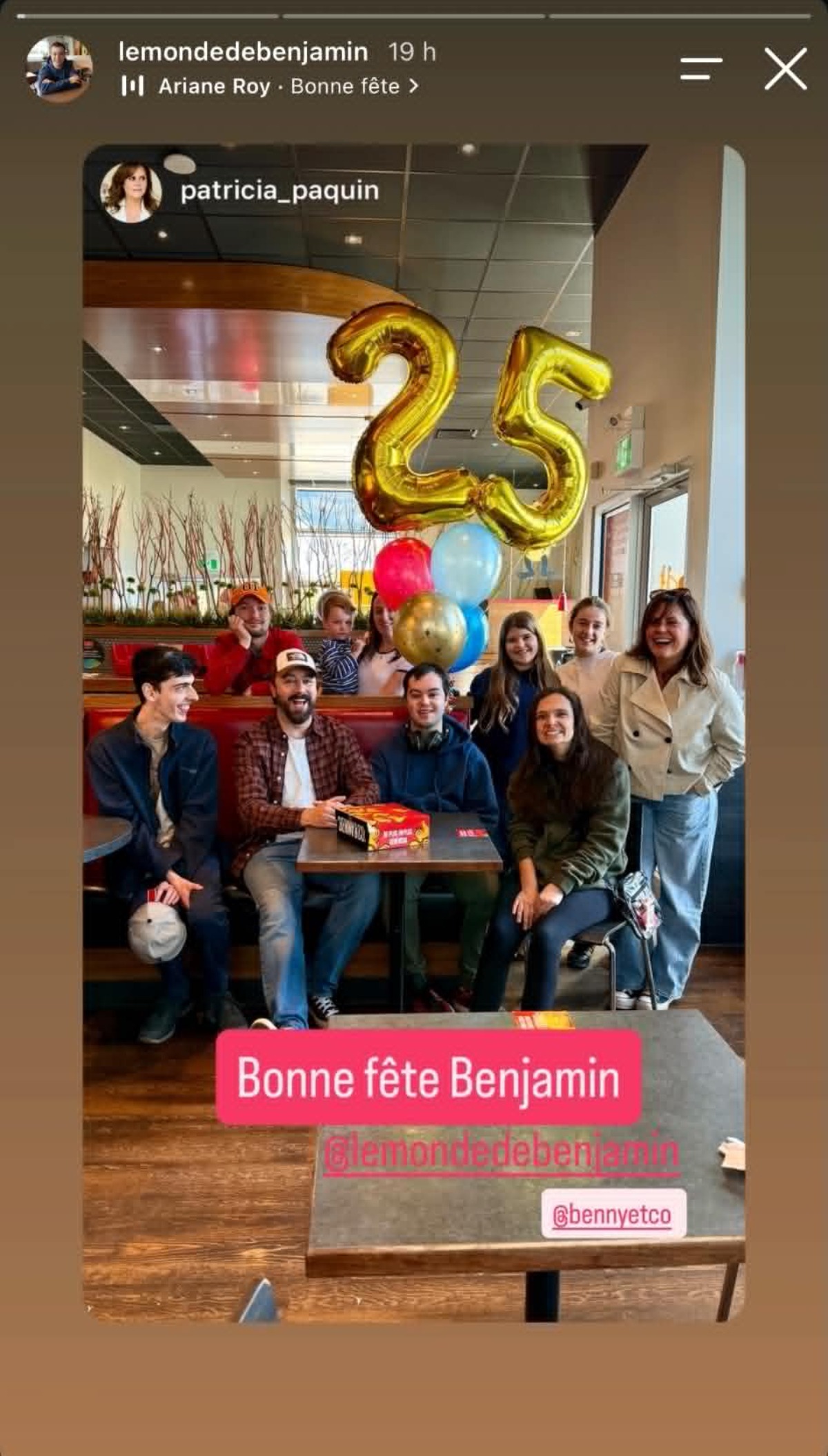 fête 25 ans
